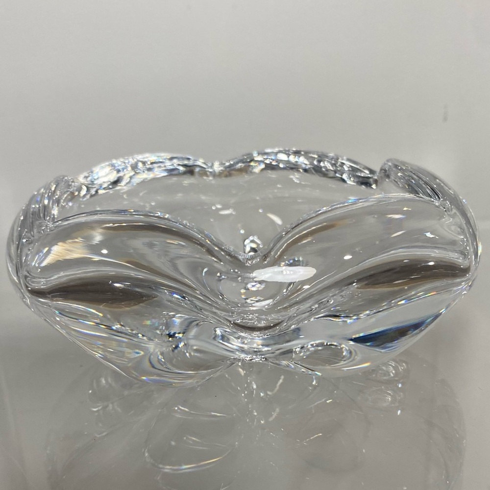 Orrefors Kostaboda Clear Crystal Decorative Bowl